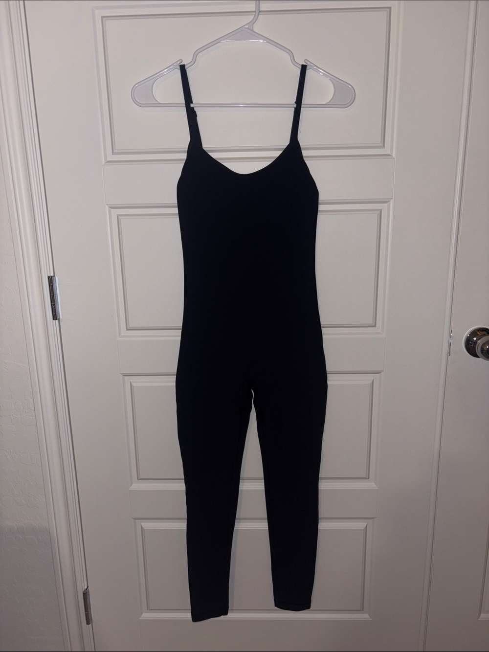 Aritzia Black Slim Fit Jumpsuit with Adjustable Straps